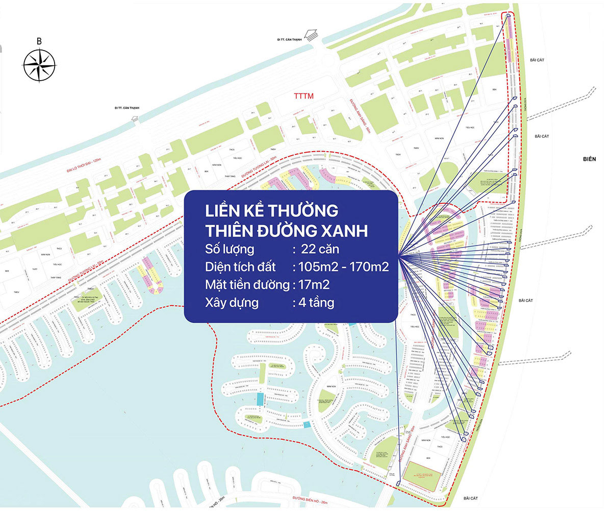 Liền kề Thiên Đường Xanh 0 số Vịnh Ngọc Vinhomes Green Paradise 3