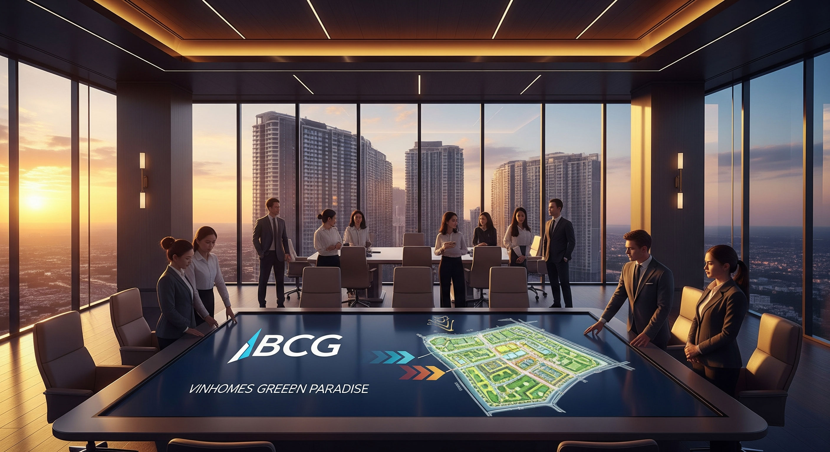 Nhà thầu tư vấn Vinhomes Green Paradise - Boston Consulting Group