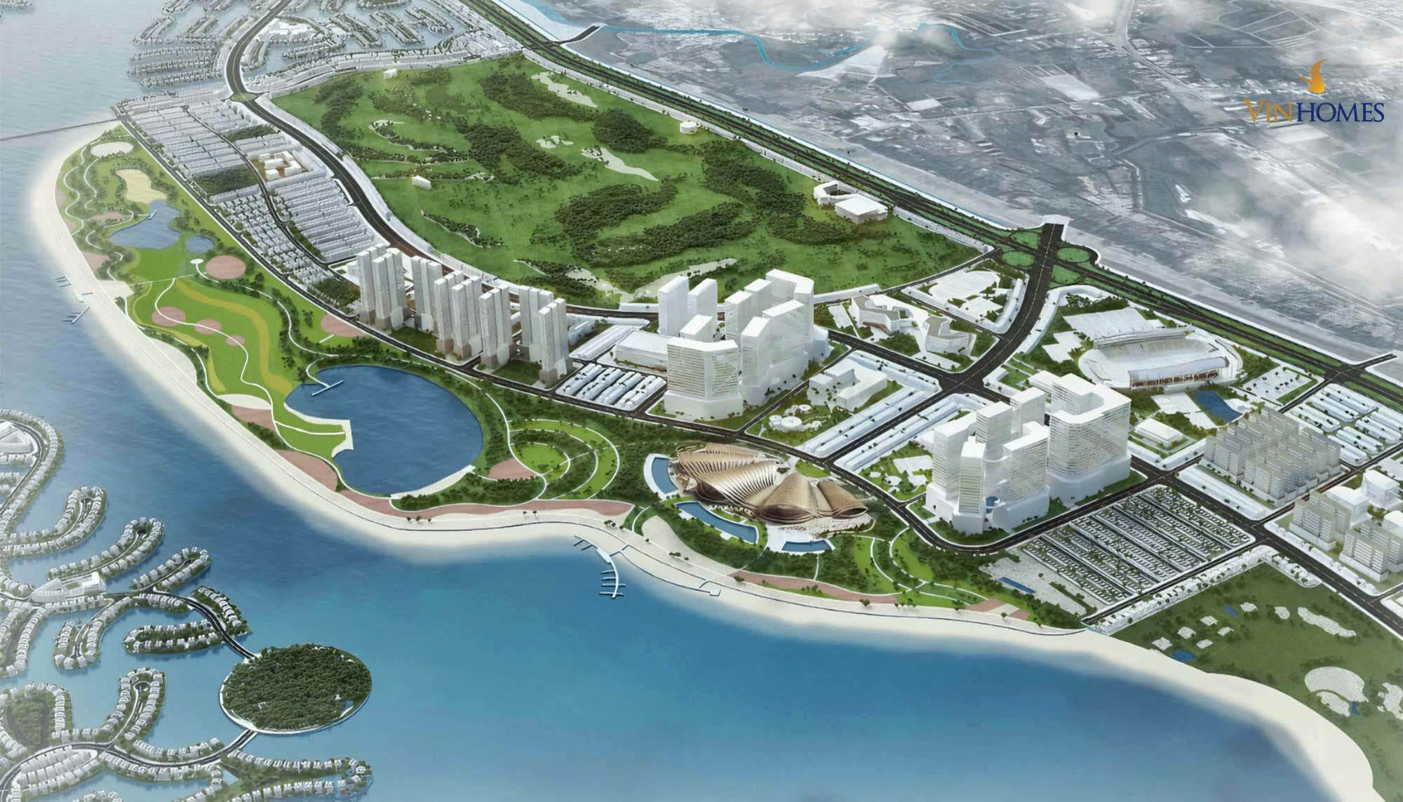 Công viên trung tâm Phân khu A Vinhomes Green Paradise Cần Giờ 4