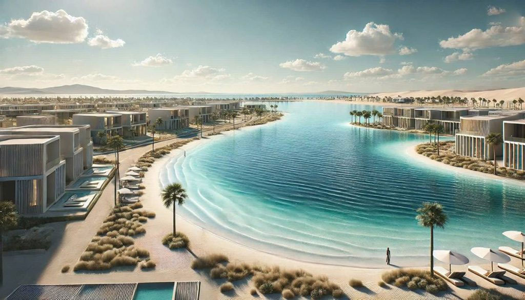 Bãi tắm đẳng cấp của Phân khu A Vinhomes Green Paradise Cần Giờ