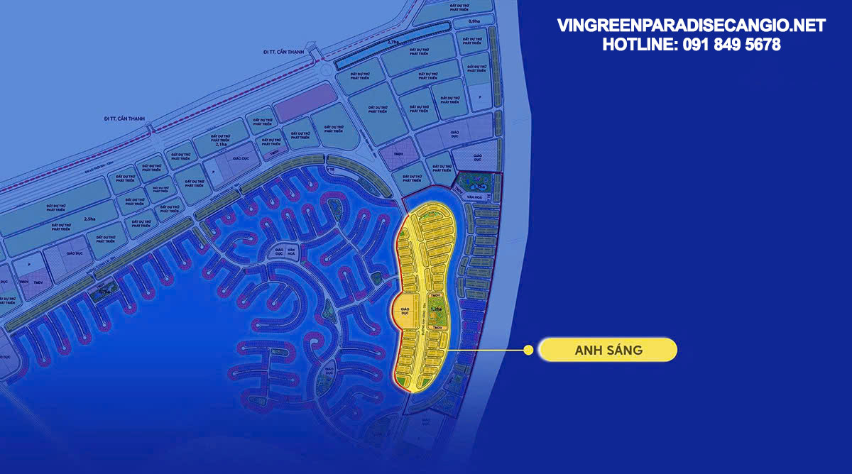Tiểu khu Ánh Sáng Phân khu B Vinhomes Green Paradise Cần Giờ