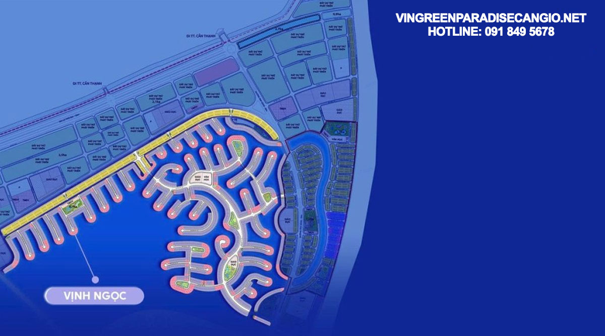 Tiểu khu Vịnh Ngọc - Phân khu B Vinhomes Green Paradise Cần Giờ