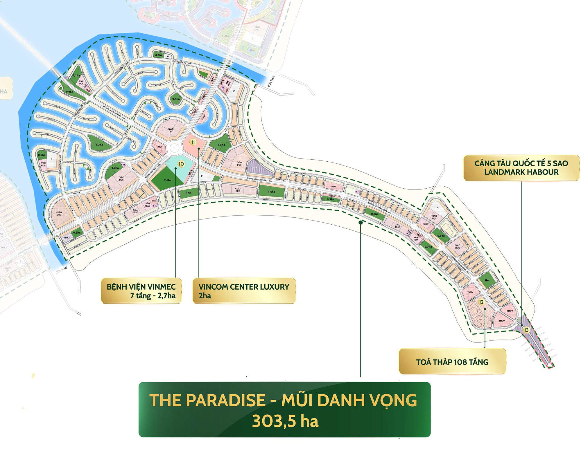 Phân khu C Vinhomes Green Paradise Cần Giờ