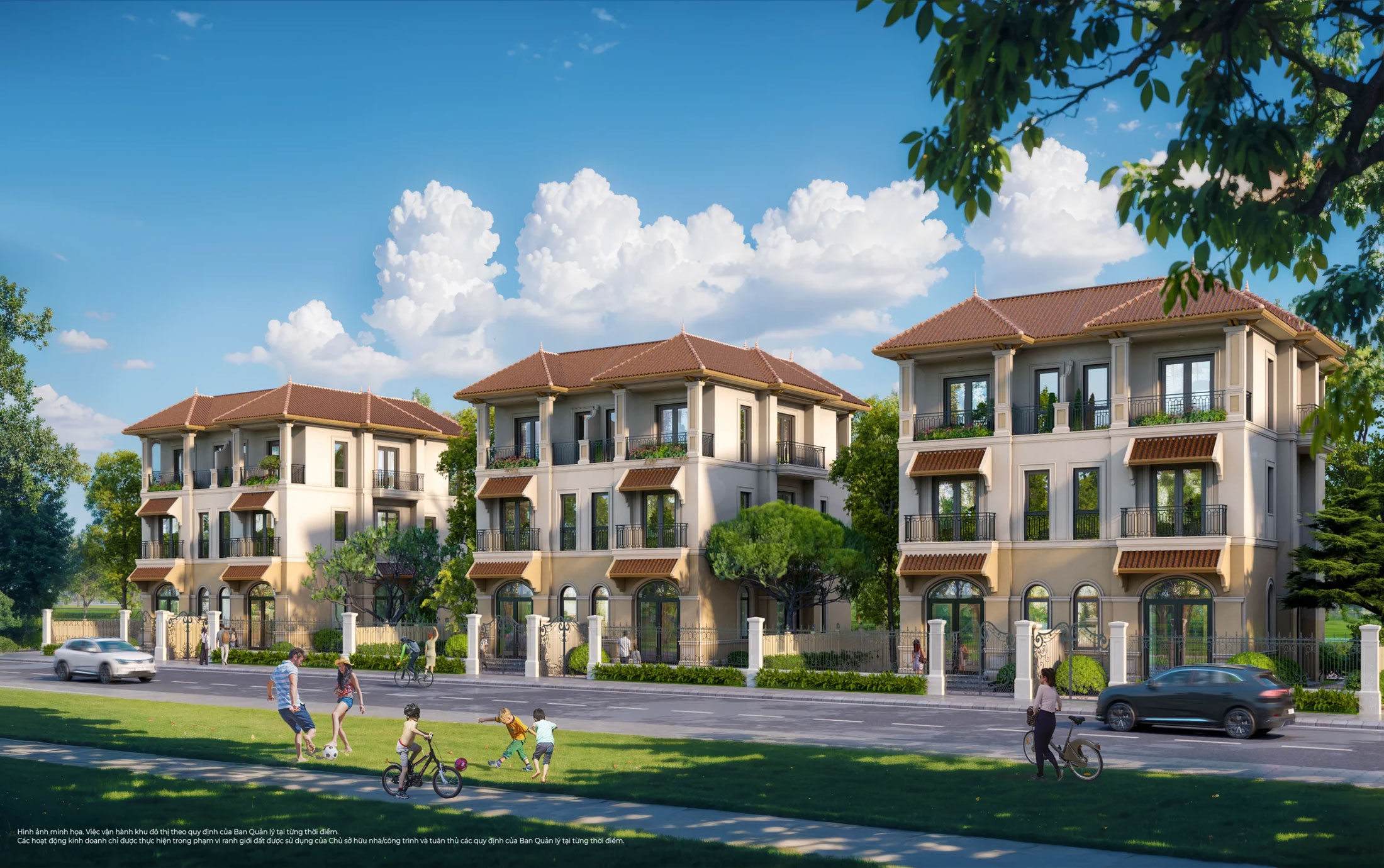 Biệt thự song lập Đảo Mặt Trời