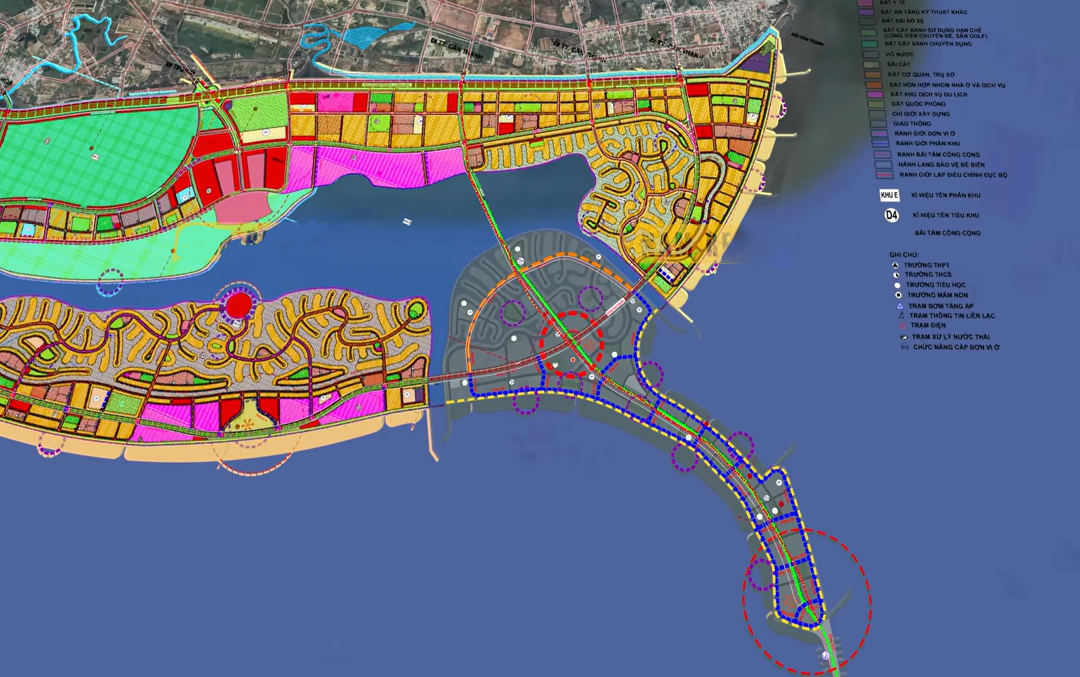 Vị trí Phân Khu C - The Paradise - Mũi Danh Vọng | Vinhomes Green Paradise Cần Giờ