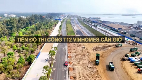 Tiến độ Vinhomes Green Paradise Cần Giờ - Cập nhật T12/2025