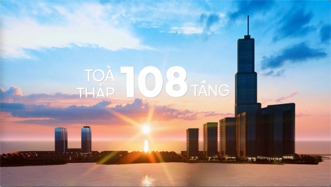 Tòa tháp tài chính Vinhomes Green Paradise có vượt Landmark 81?