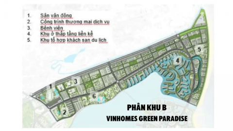 Phân Khu B Vinhomes Green Paradise: Trái tim siêu đô thị biển