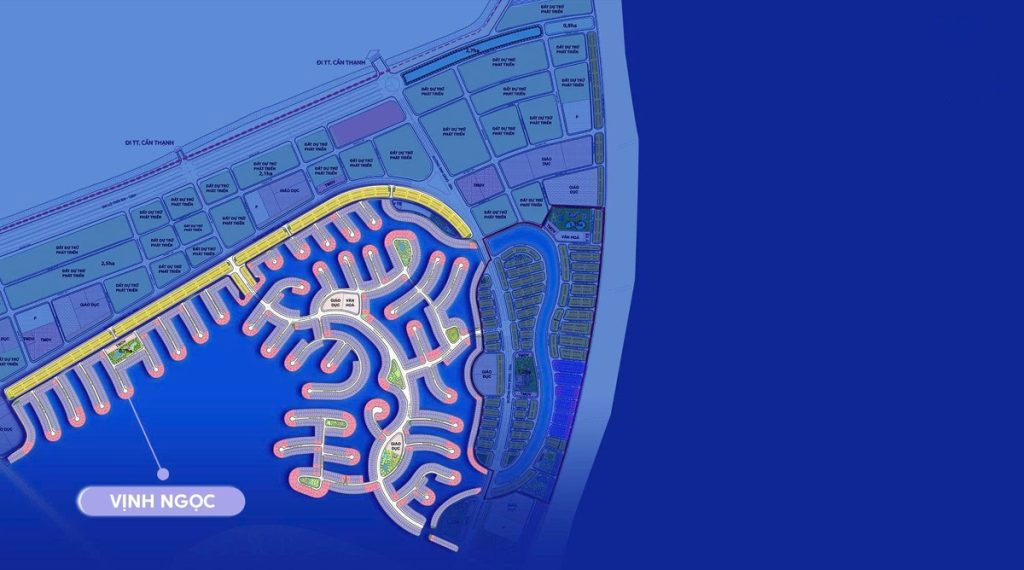 Vị trí Tiểu khu Vịnh Ngọc | Phân khu B Vinhomes Green Paradise