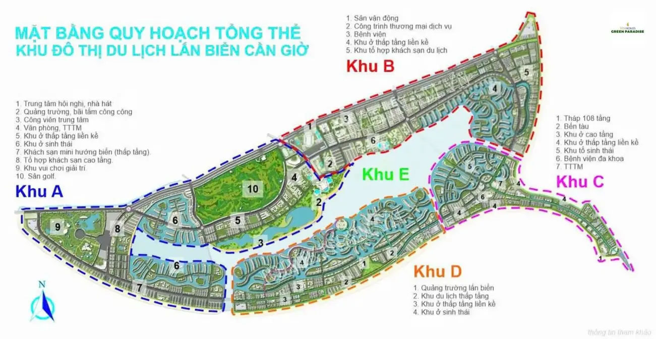 Quy hoạch tổng thể dự án Vinhomes Cần Giờ