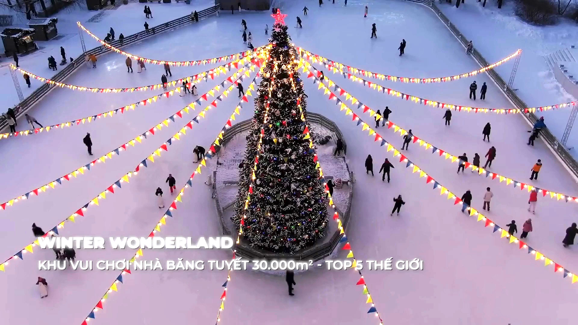 Winter Wonderland Vinhomes Green Paradise có gì chơi?